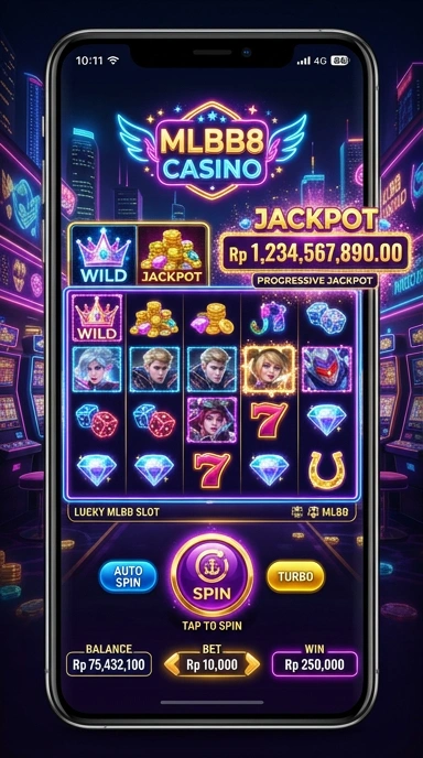 Antarmuka pengguna mlbb8 yang intuitif dan menarik.
